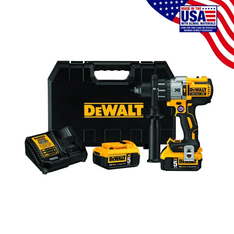 20V MAX XR Brushless Cordless 3-Speed 1/2" Hammer Drill/Driver Kit (5.0 Ah)