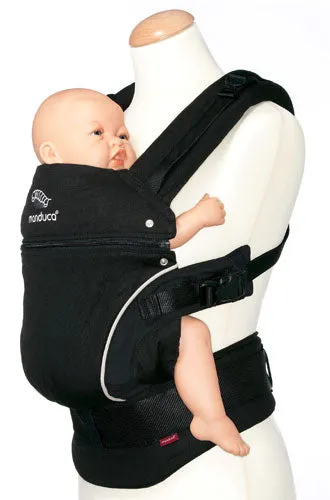 [3 Years Local Warranty] Manduca Pure Cotton Baby Carrier - Night Black