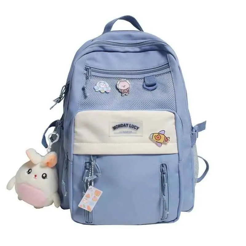 B2489 Cool Backpack - Waterproof College Pure Bookbag