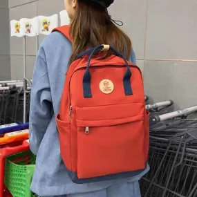 B2980 Cool Backpack - Fashion Double Handle Student School Bag