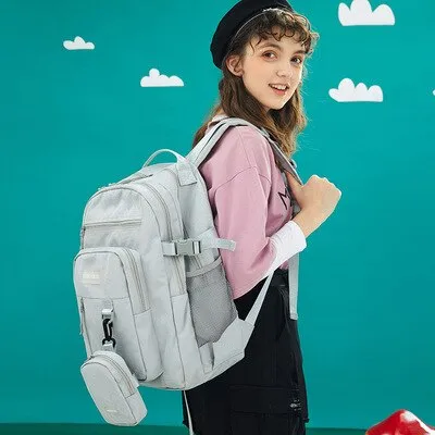 Backpack Middle School Students High Capacity Backpack College Students Schoolbag Laptop Bags