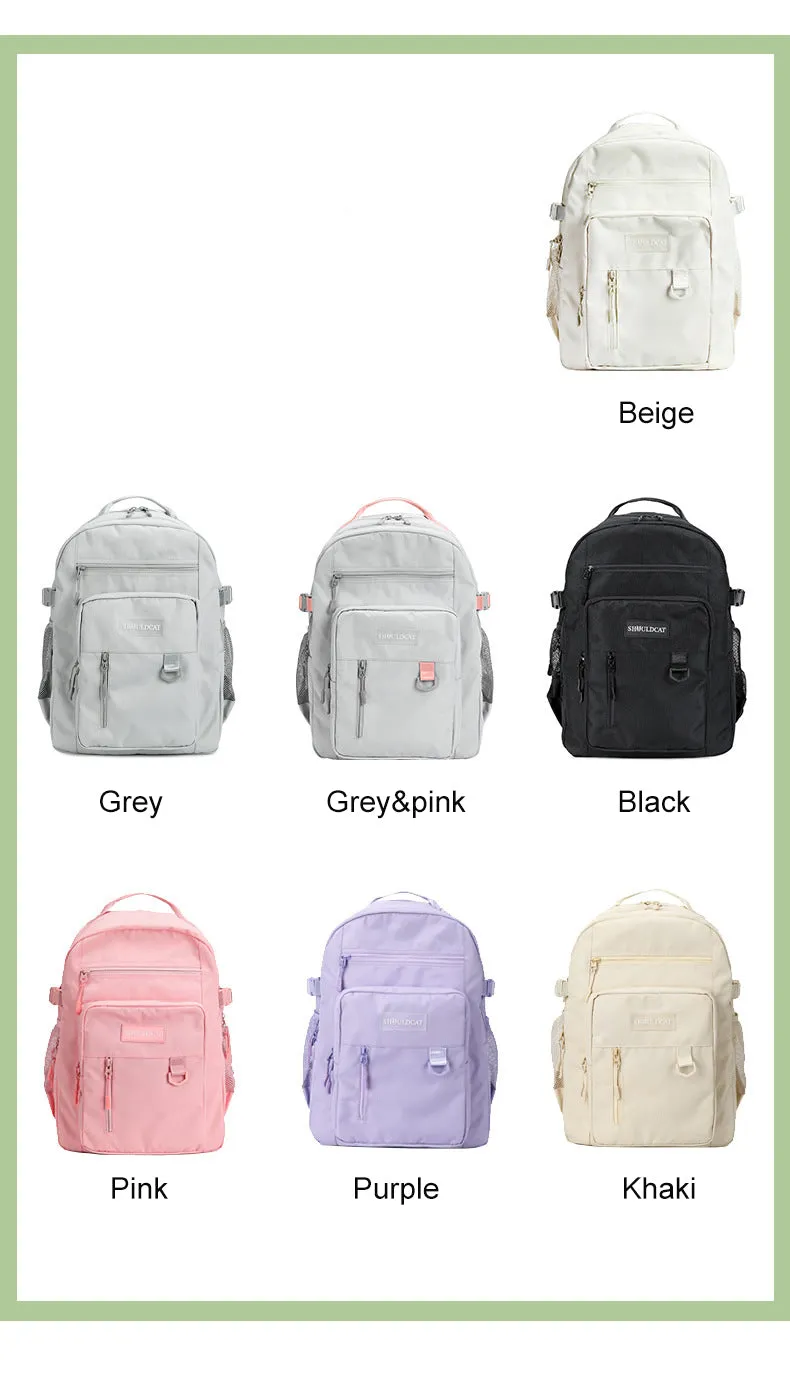 Backpack Middle School Students High Capacity Backpack College Students Schoolbag Laptop Bags