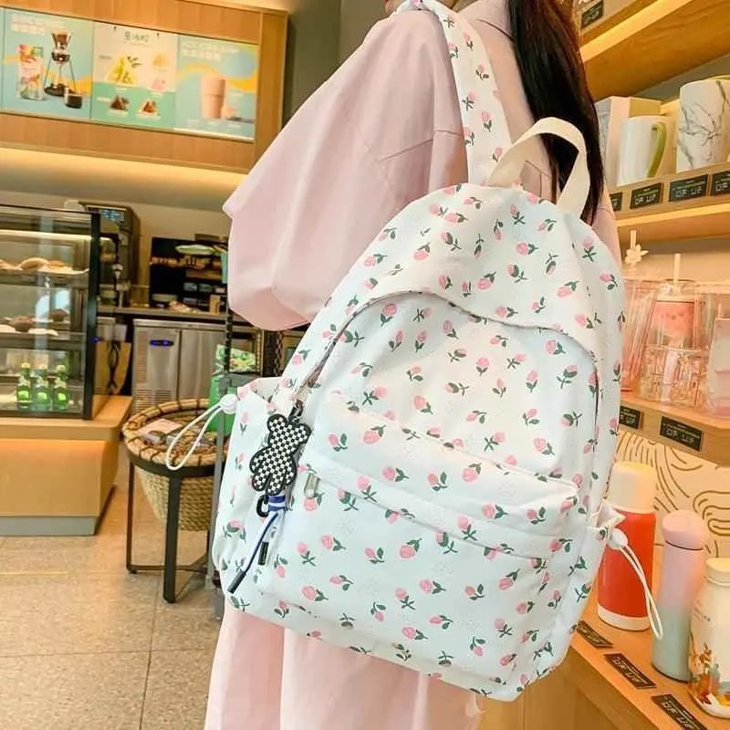 BCB231 Cool Backpack - Fashion Floral Laptop Bag