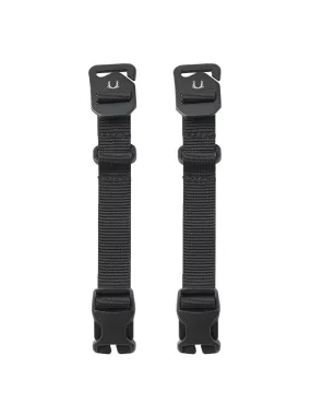 Black Ember Short Compression Straps Jet Black (Set of Two)