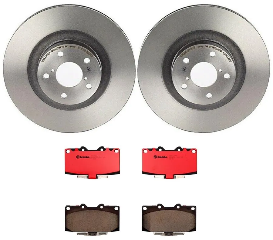 Brembo Disc Brake Pad and Rotor Kits KT00166