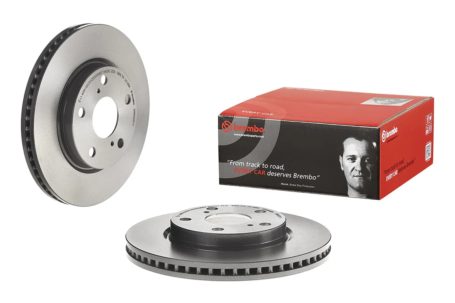 Brembo Disc Brake Pad and Rotor Kits KT00747