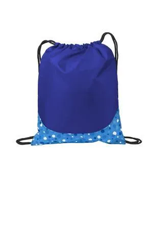 Budget-friendly Patterned Drawstring Backpack Cheap Cinch Pack ( CLOSEOUT )