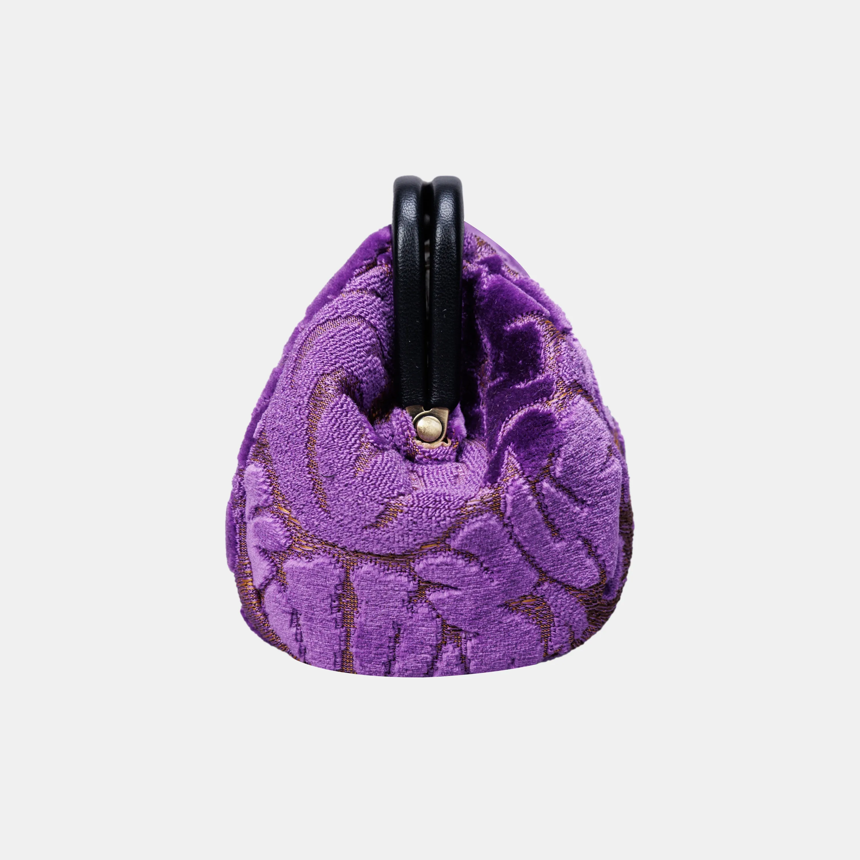 Burnout Velvet Purple Evening Bag Clutch