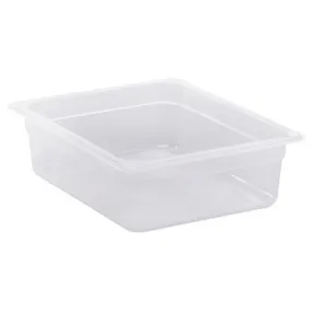 Cambro Translucent Polypropylene Food Insert Pan, Size 1/2