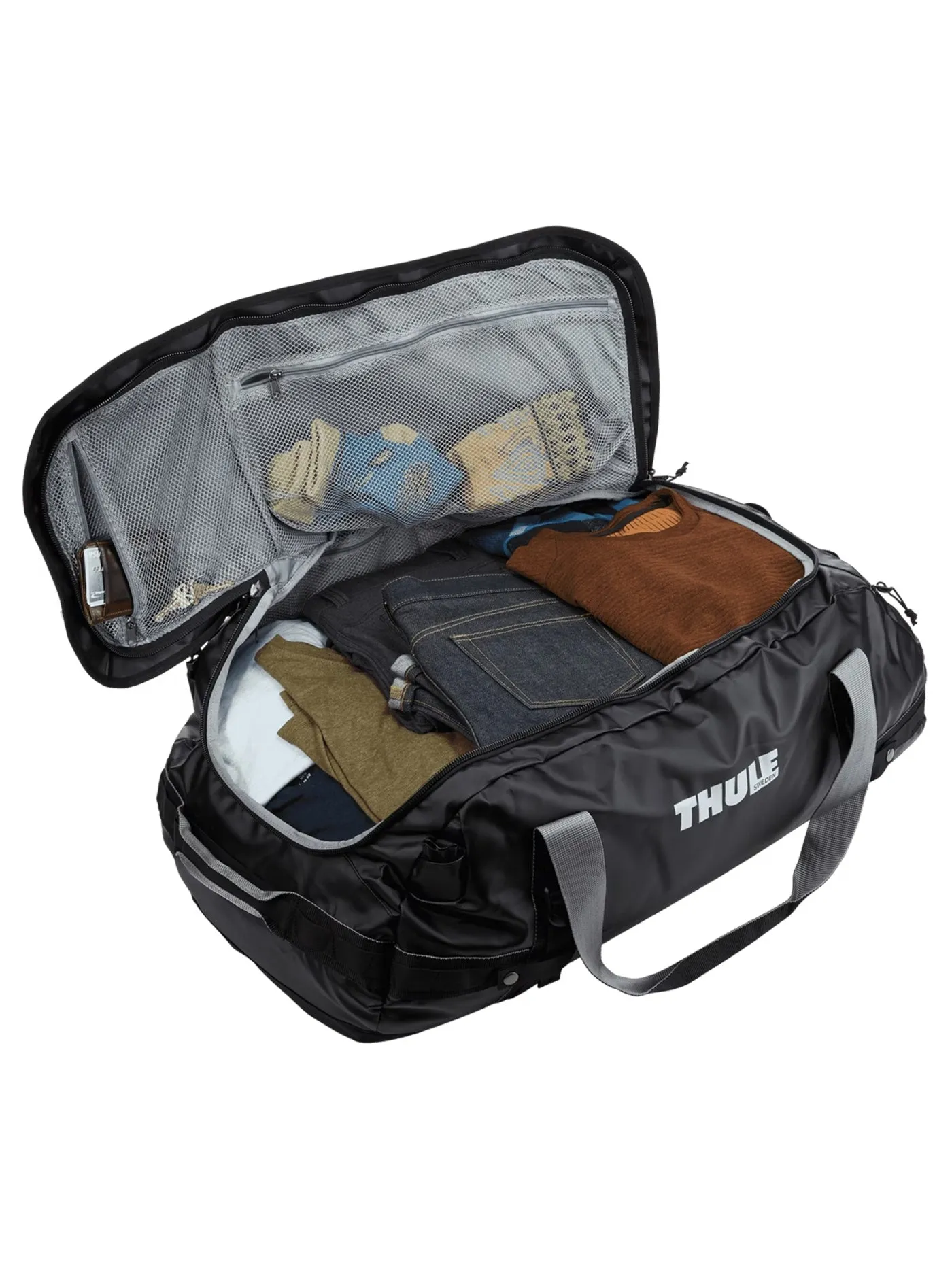 Chasm 70L Black Duffle Bag