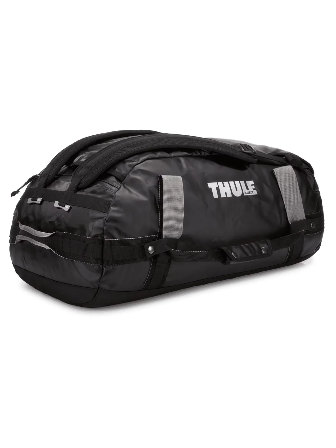 Chasm 70L Black Duffle Bag