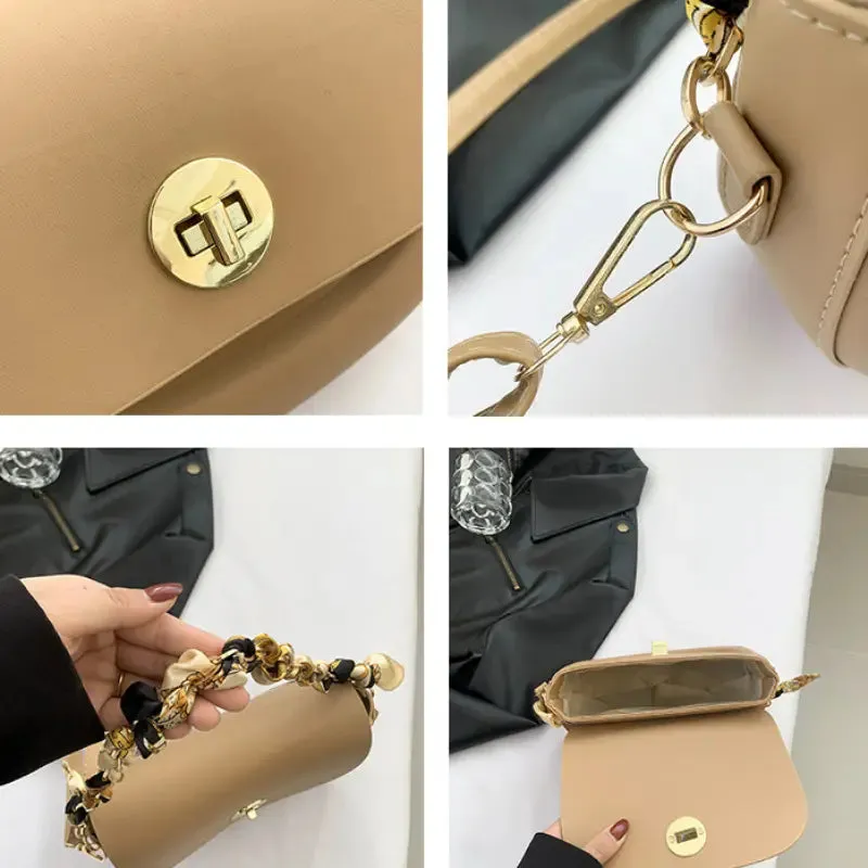 CL1204 - Elegant Half-Moon Saddle Bag