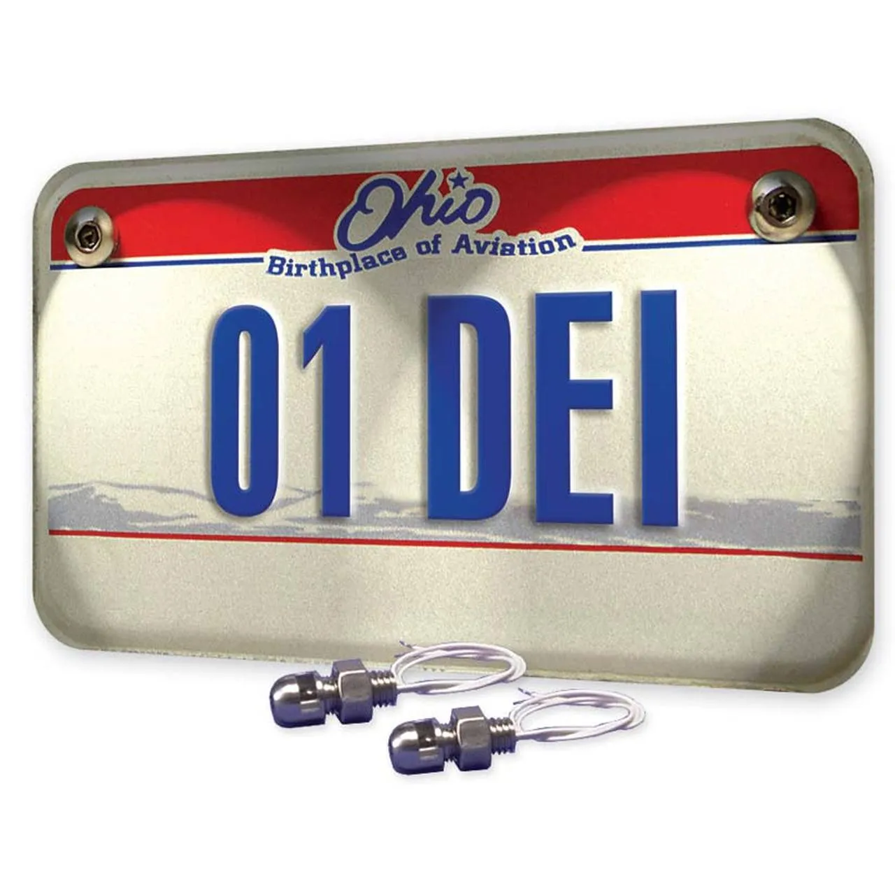 DEI 030311 LED Lite'N Boltz LED Lite'N Boltz License Plate Lighting Acorn Head 2-pc Polished