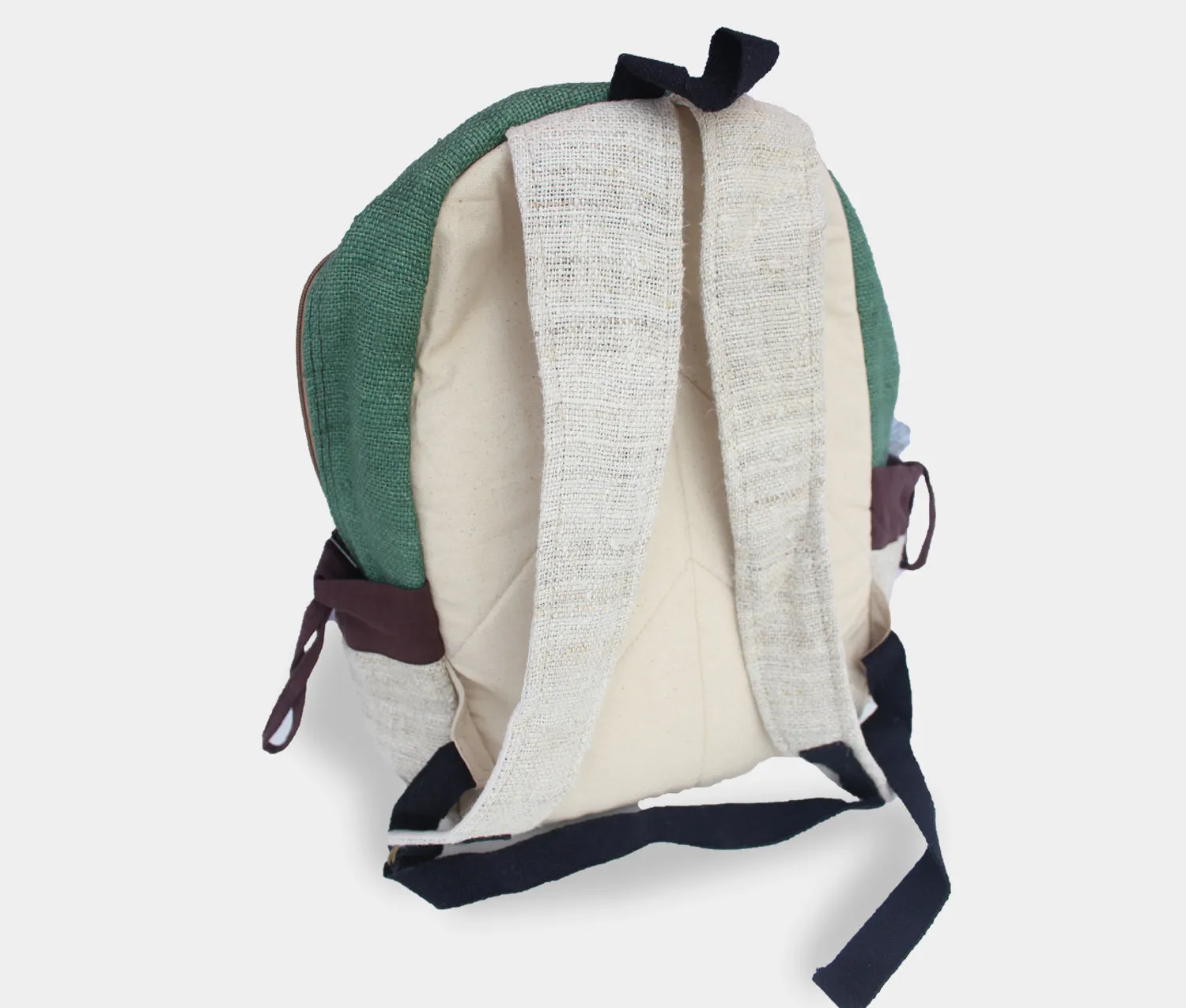 Durable Hemp Backpack with Cotton Patch