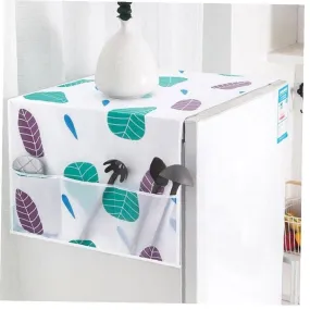 Dust-Proof Fridge Cover Washing Machine Cover|  Leaf pattern