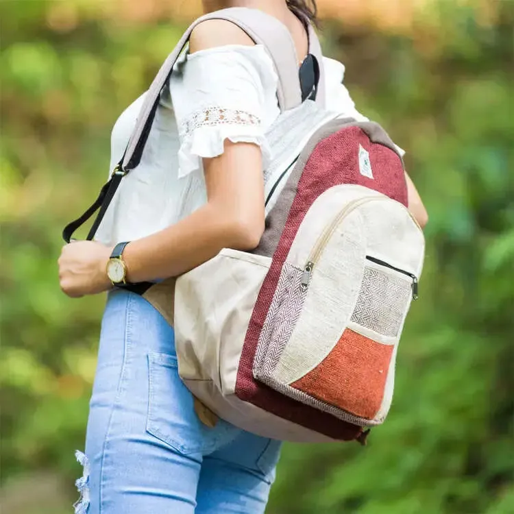 Eco-Friendly Hemp Backpack – Durable & Versatile for Everyday Use