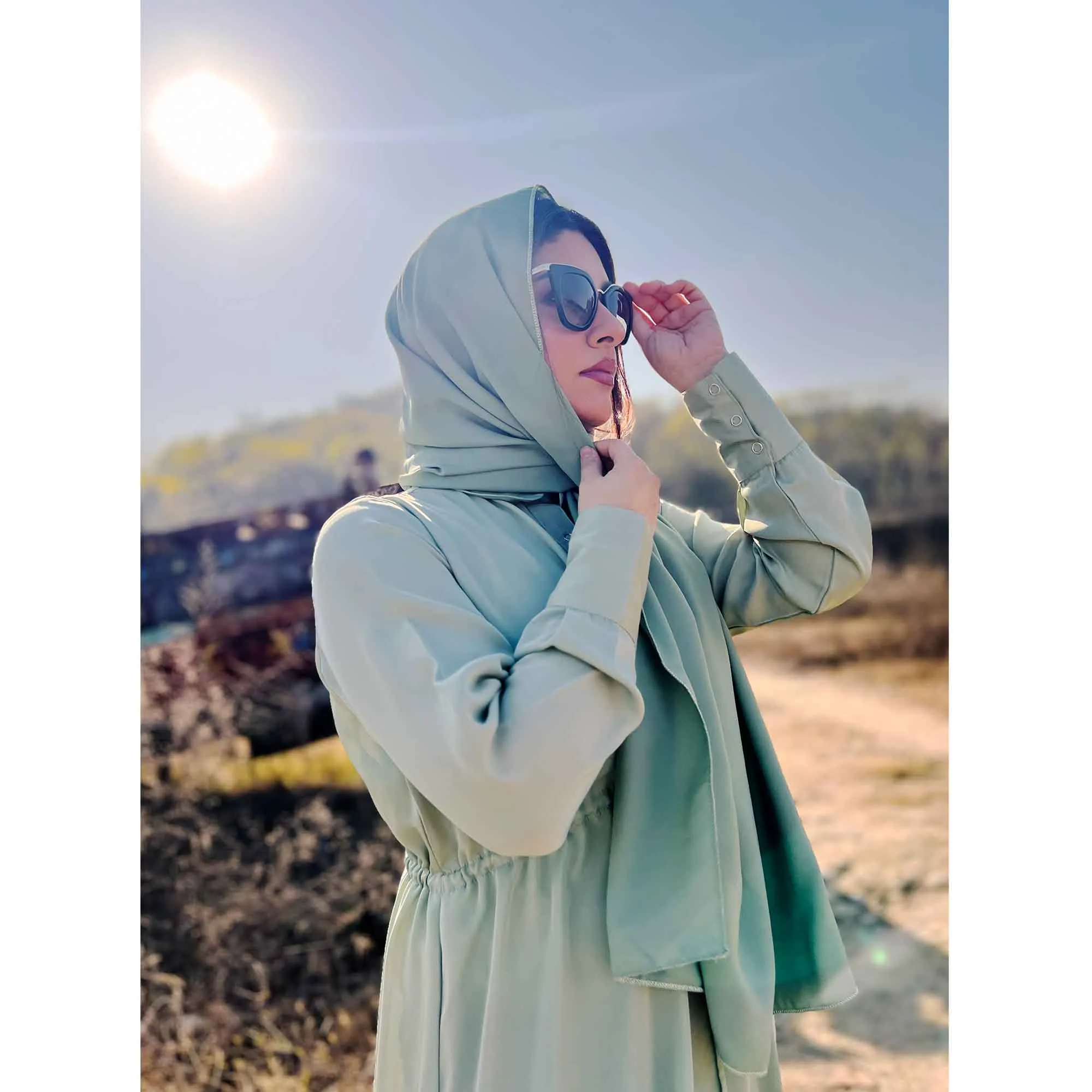 Elegant Maxi Abaya (Pastel)