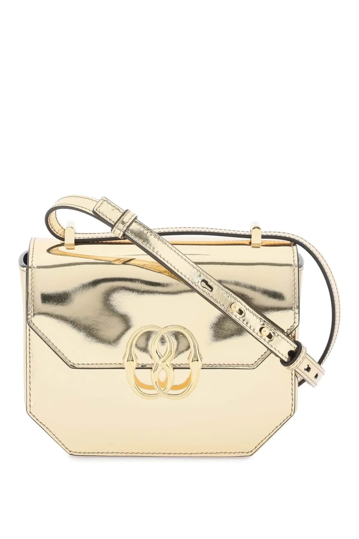 emblem folio crossbody bag