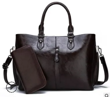 Genuine Leather Handbag Bucket Designer High Quality Hollow