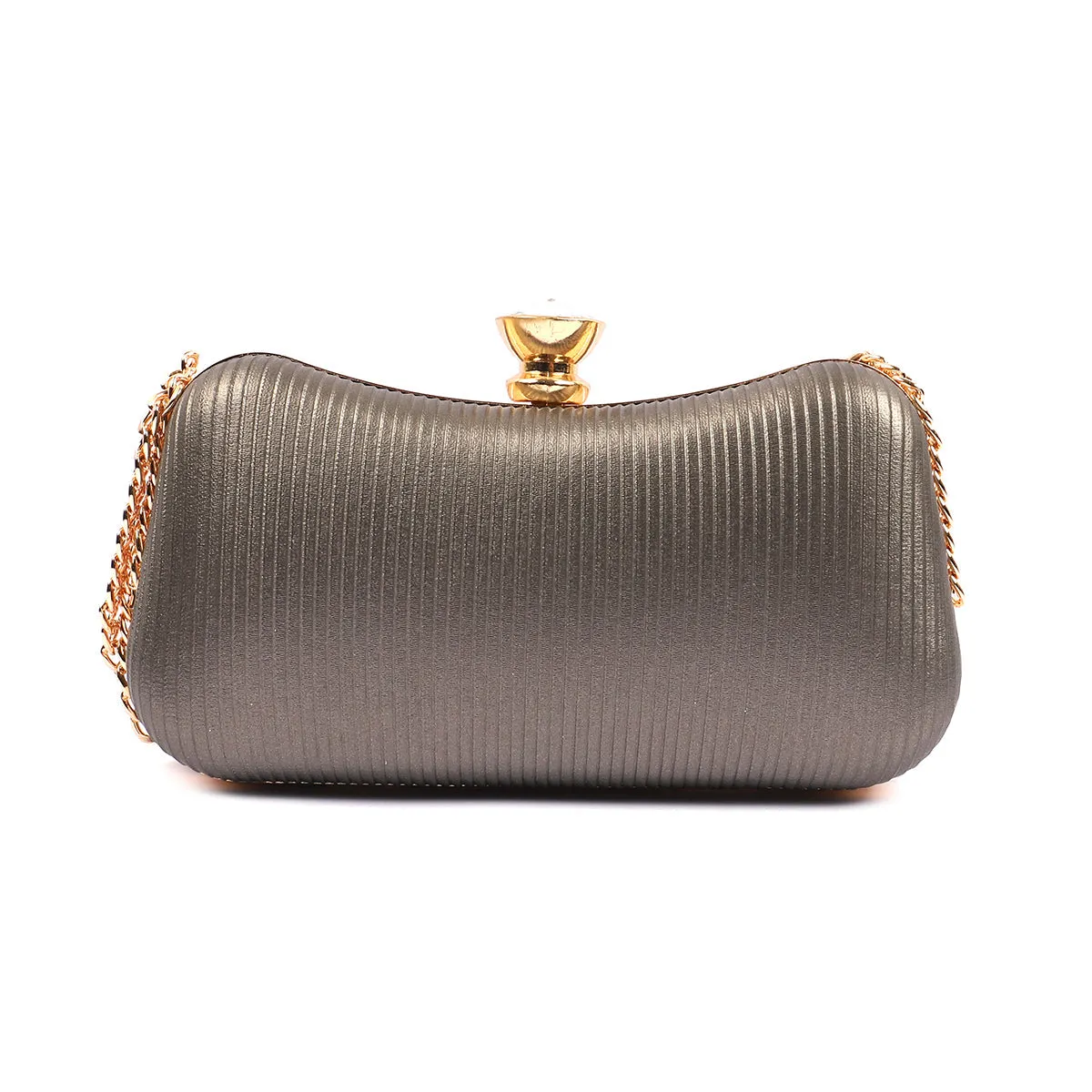 Grey Fancy Clutch C20853