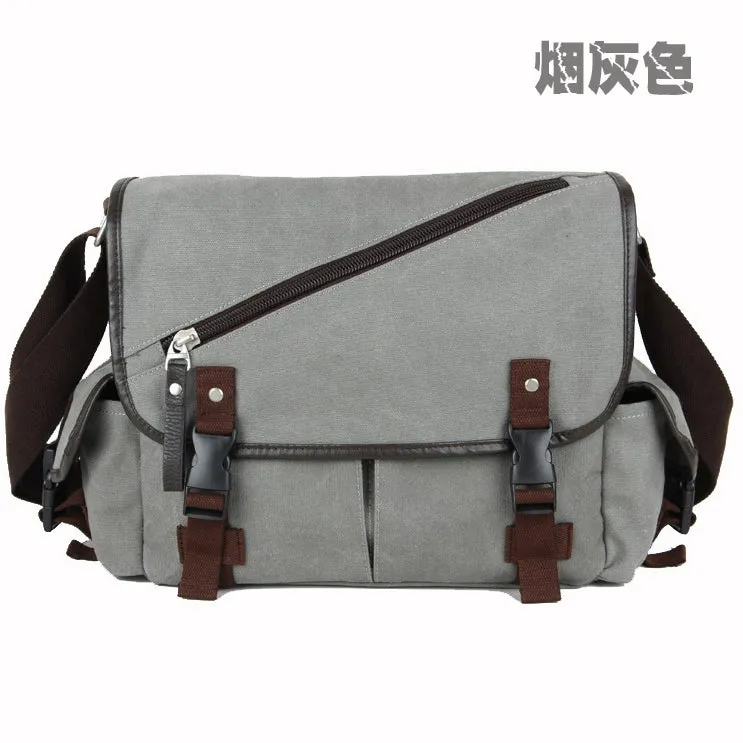 High School Students Cross-Body Casual Shoulder Canvas Schoolbag