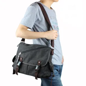 High School Students Cross-Body Casual Shoulder Canvas Schoolbag