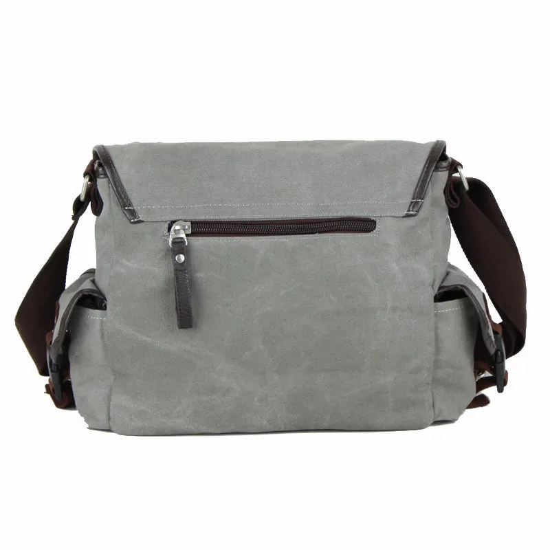 High School Students Cross-Body Casual Shoulder Canvas Schoolbag