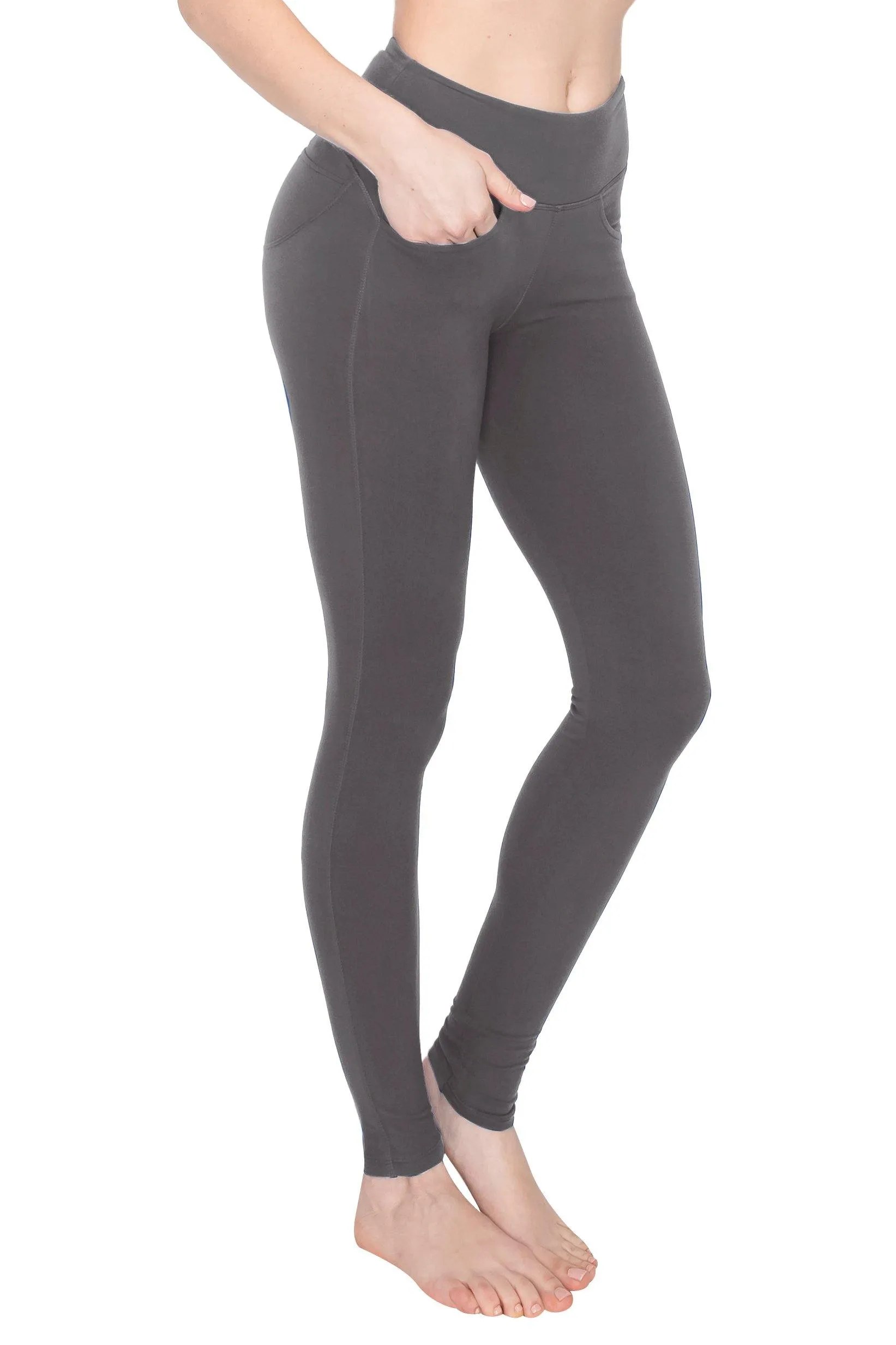 High Waist Leggings - Back Pockets