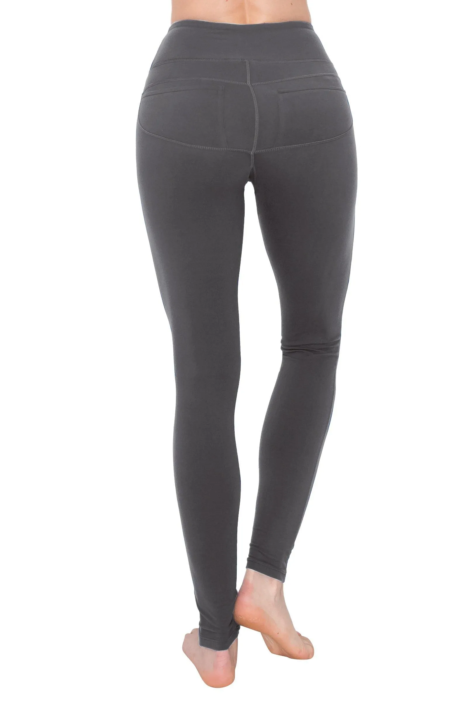 High Waist Leggings - Back Pockets