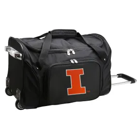 Illinois Fighting Illini Luggage | Illinois Fighting Illini Wheeled Carry On Luggage