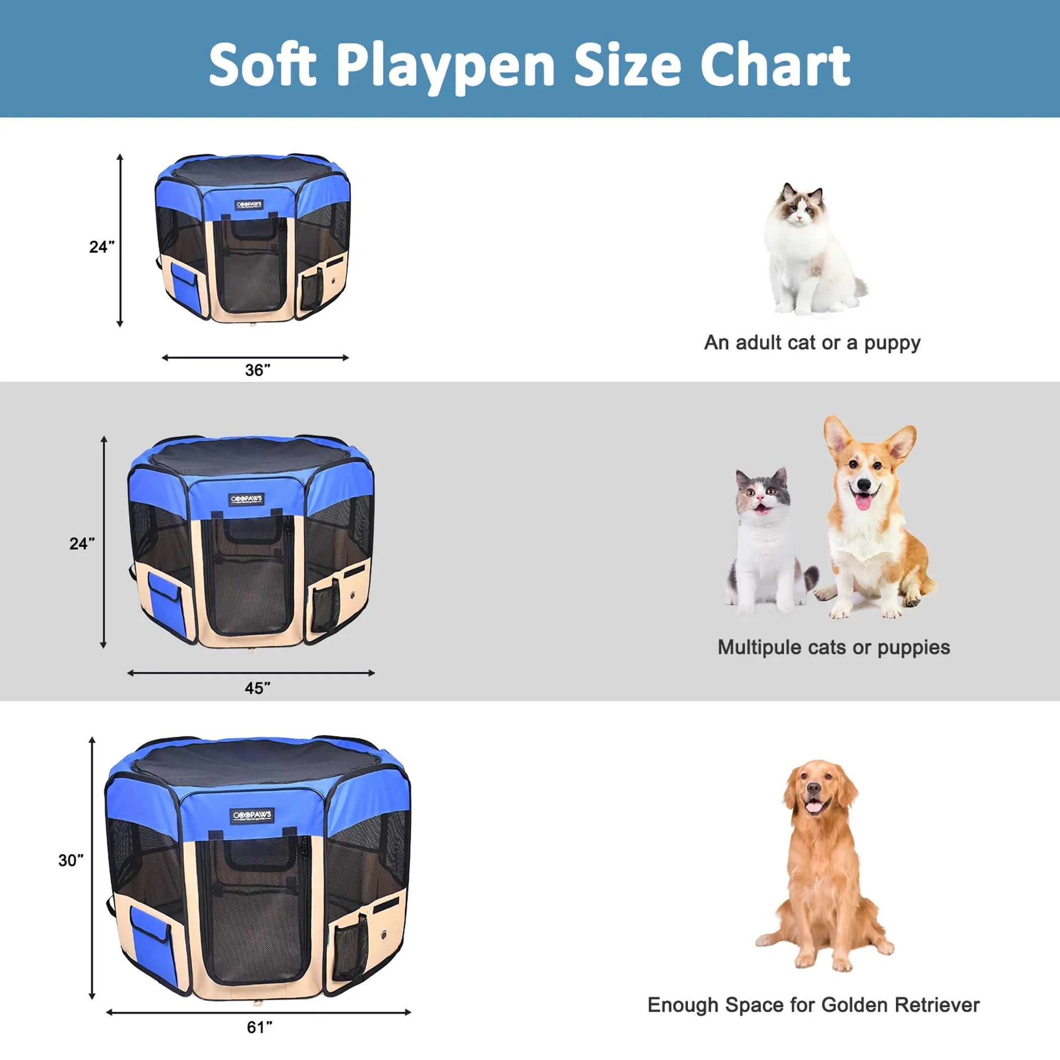 JESPET Pet Playpen