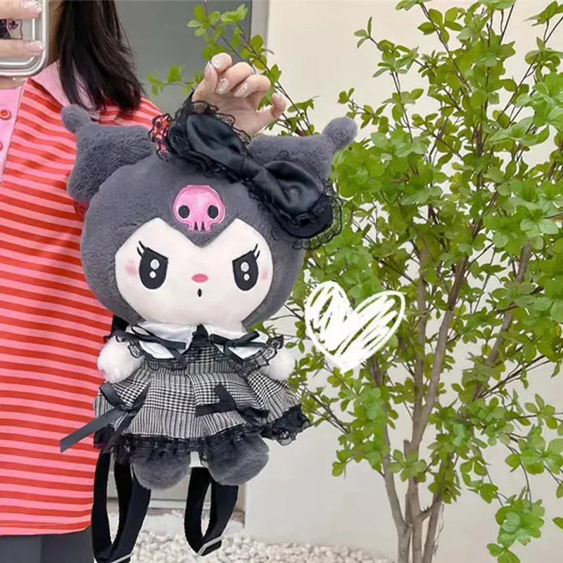 Kawaii Pastel Goth Plush Backpacks