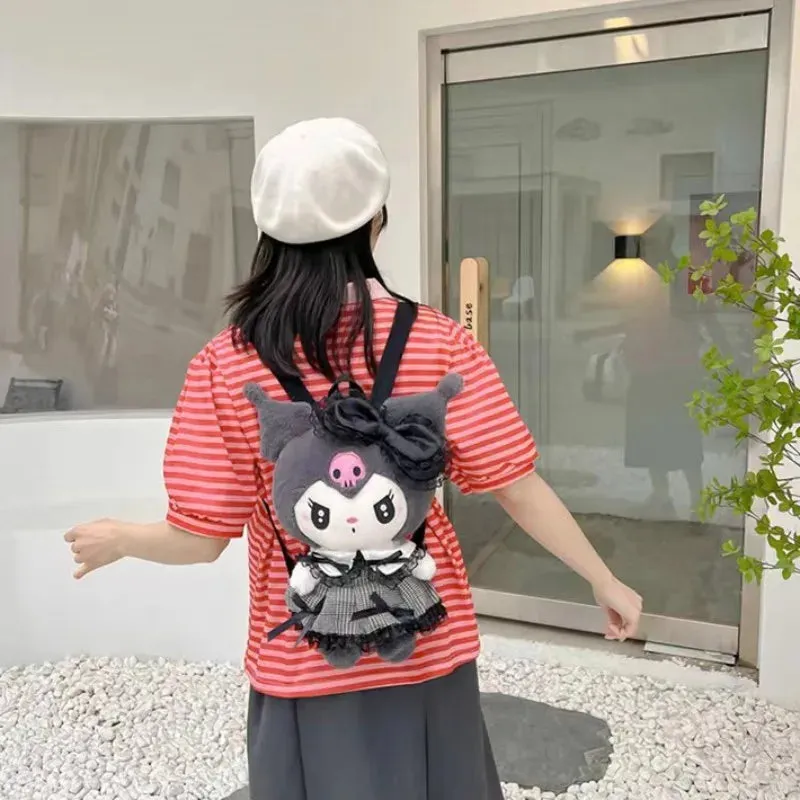 Kawaii Pastel Goth Plush Backpacks