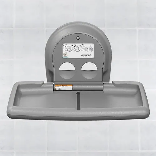 Koala Kare® KB300-01 - Surface Horizontal Grey Baby Changing Station (Newest Generation)