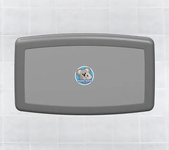 Koala Kare® KB300-01 - Surface Horizontal Grey Baby Changing Station (Newest Generation)