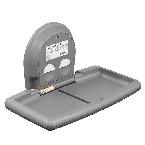 Koala Kare® KB300-01 - Surface Horizontal Grey Baby Changing Station (Newest Generation)