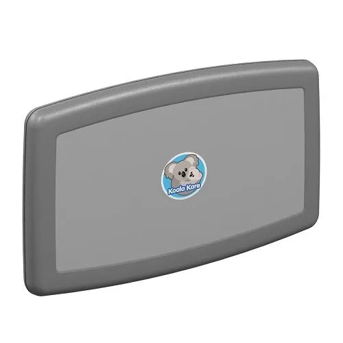 Koala Kare® KB300-01 - Surface Horizontal Grey Baby Changing Station (Newest Generation)