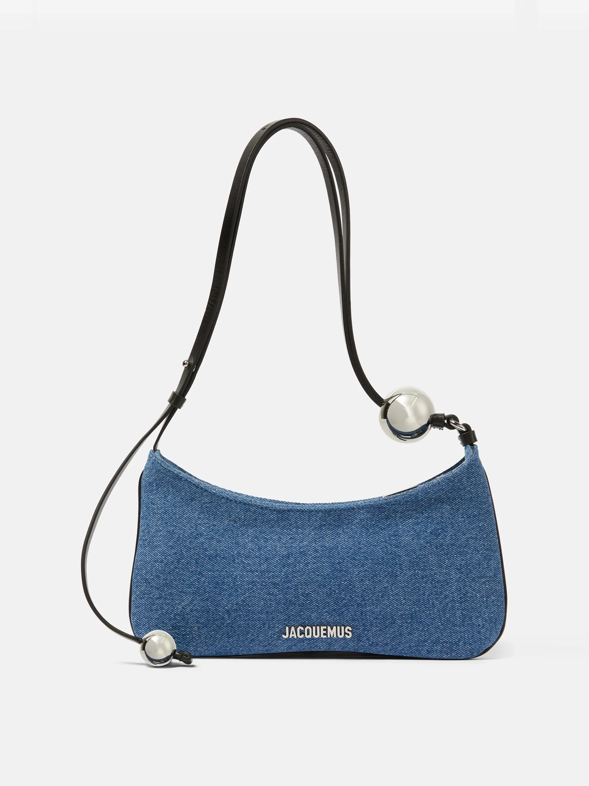 Le Bisou Perle denim shoulder bag