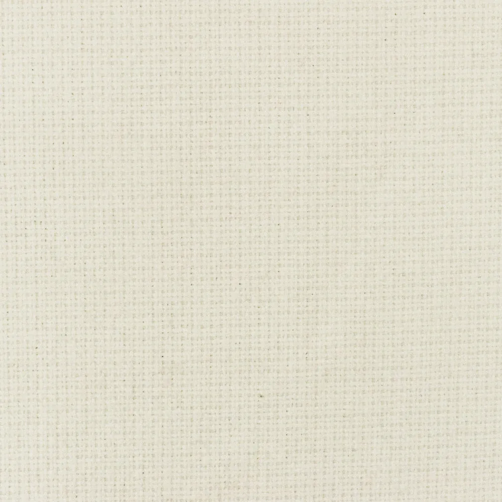 Nature Ivory Solid Cotton Poly Dobby Woven Fabric