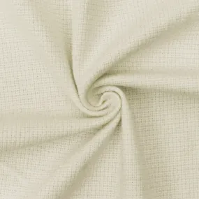 Nature Ivory Solid Cotton Poly Dobby Woven Fabric