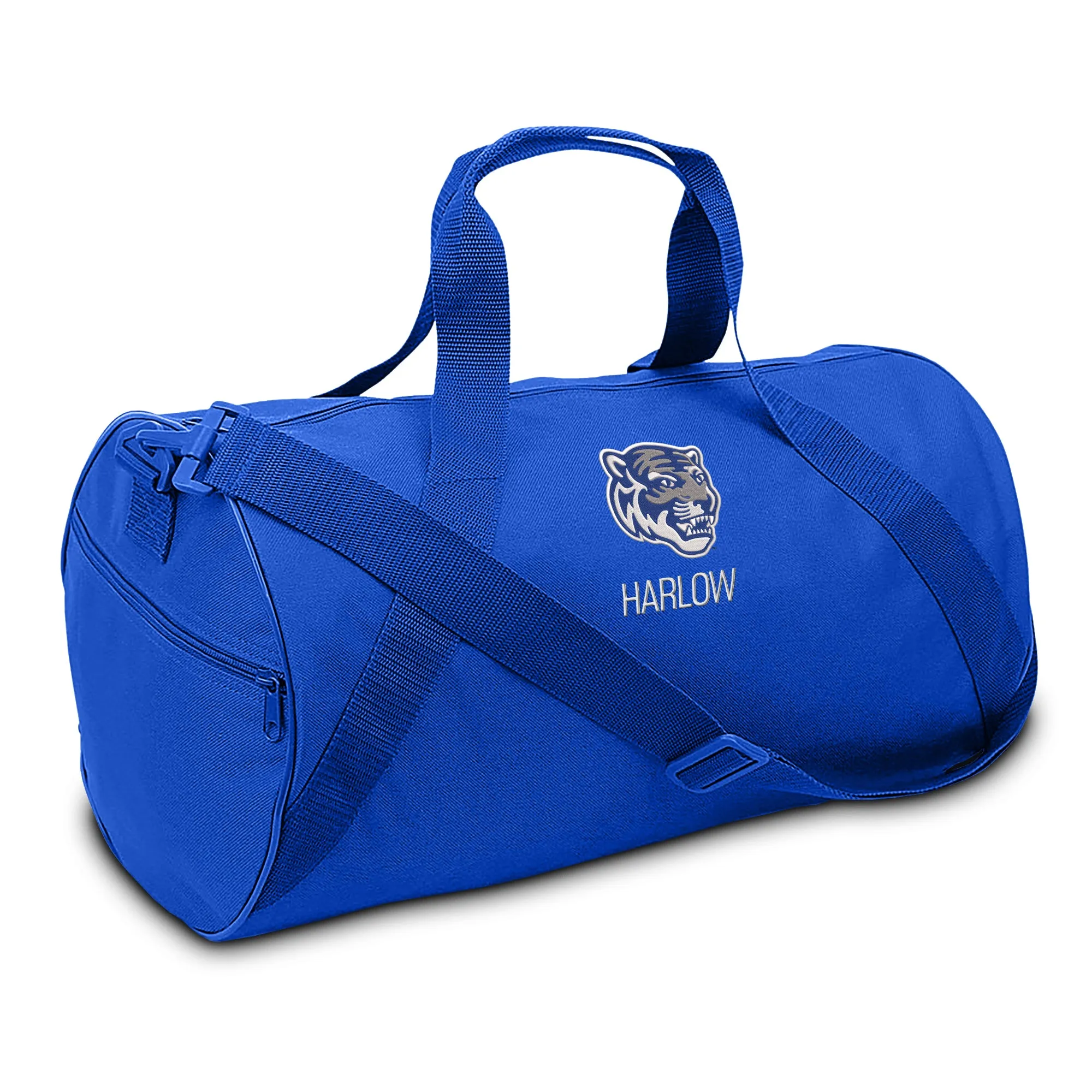 Personalized Memphis Tigers Tiger Head Duffel Bag