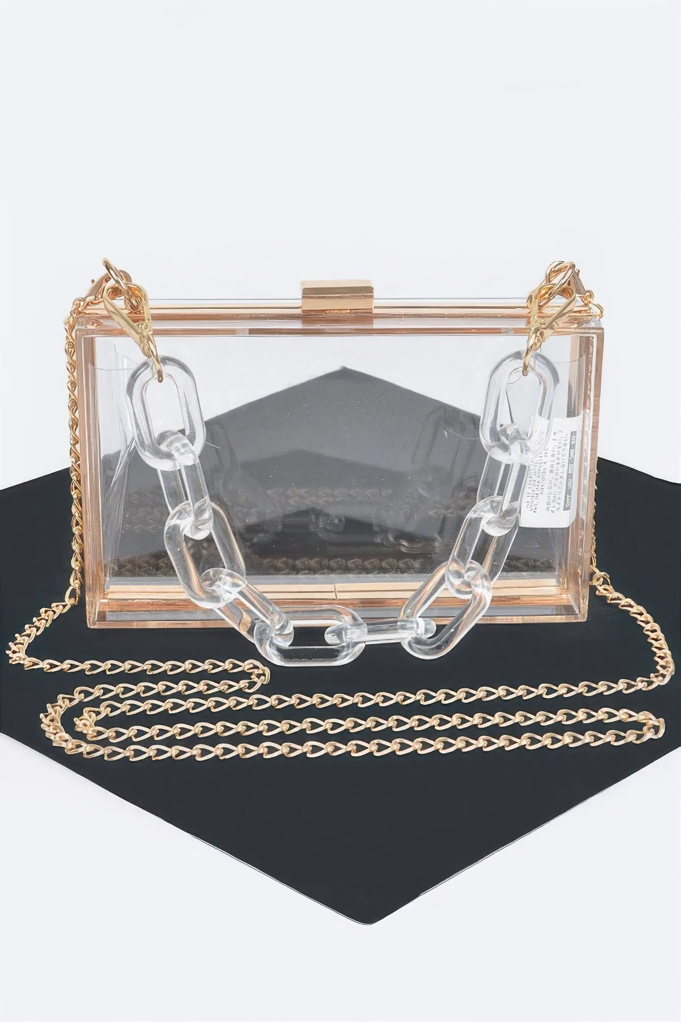 Plastic Link Handle Clear Clutch