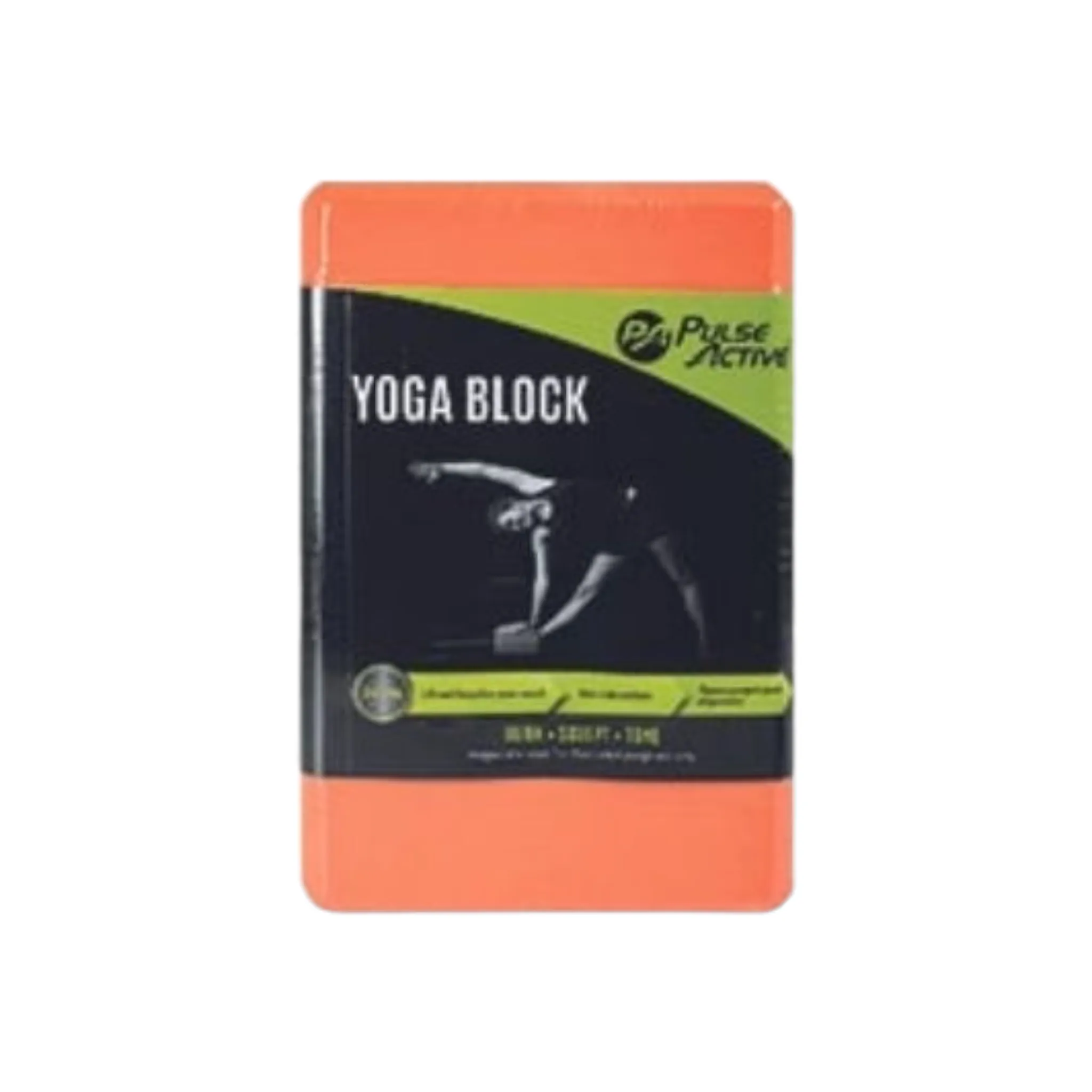 Pulse Active Fitness Yoga Block 15x22cm