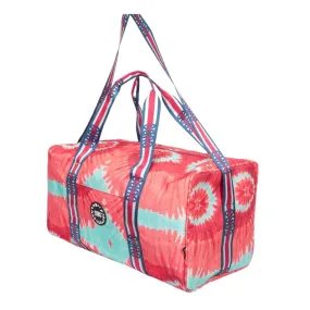 Red Tie Dyeduffle bag