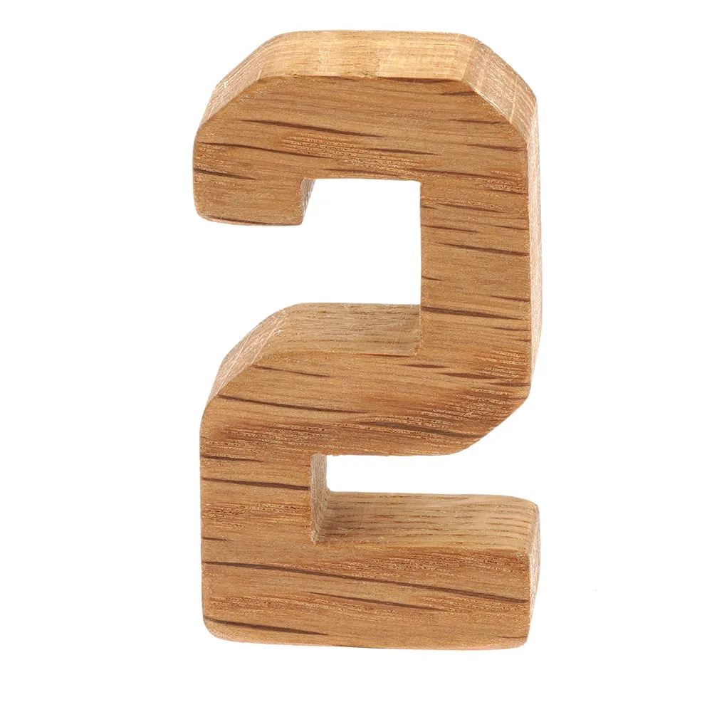 Reel Wood Individual Number Blocks