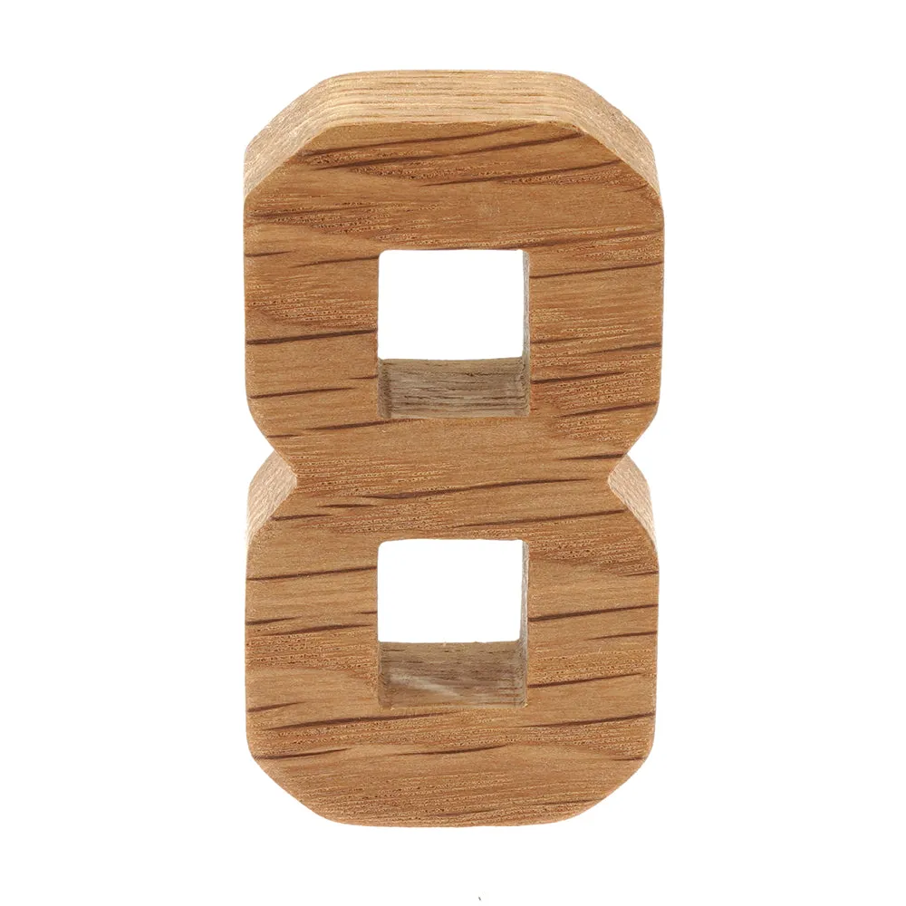 Reel Wood Individual Number Blocks