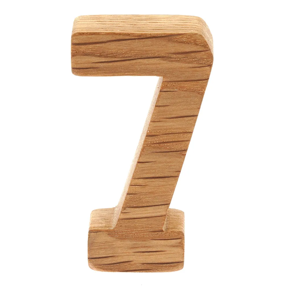 Reel Wood Individual Number Blocks