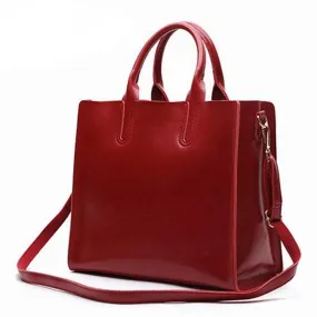 Retro High Class Leather Hand Bag