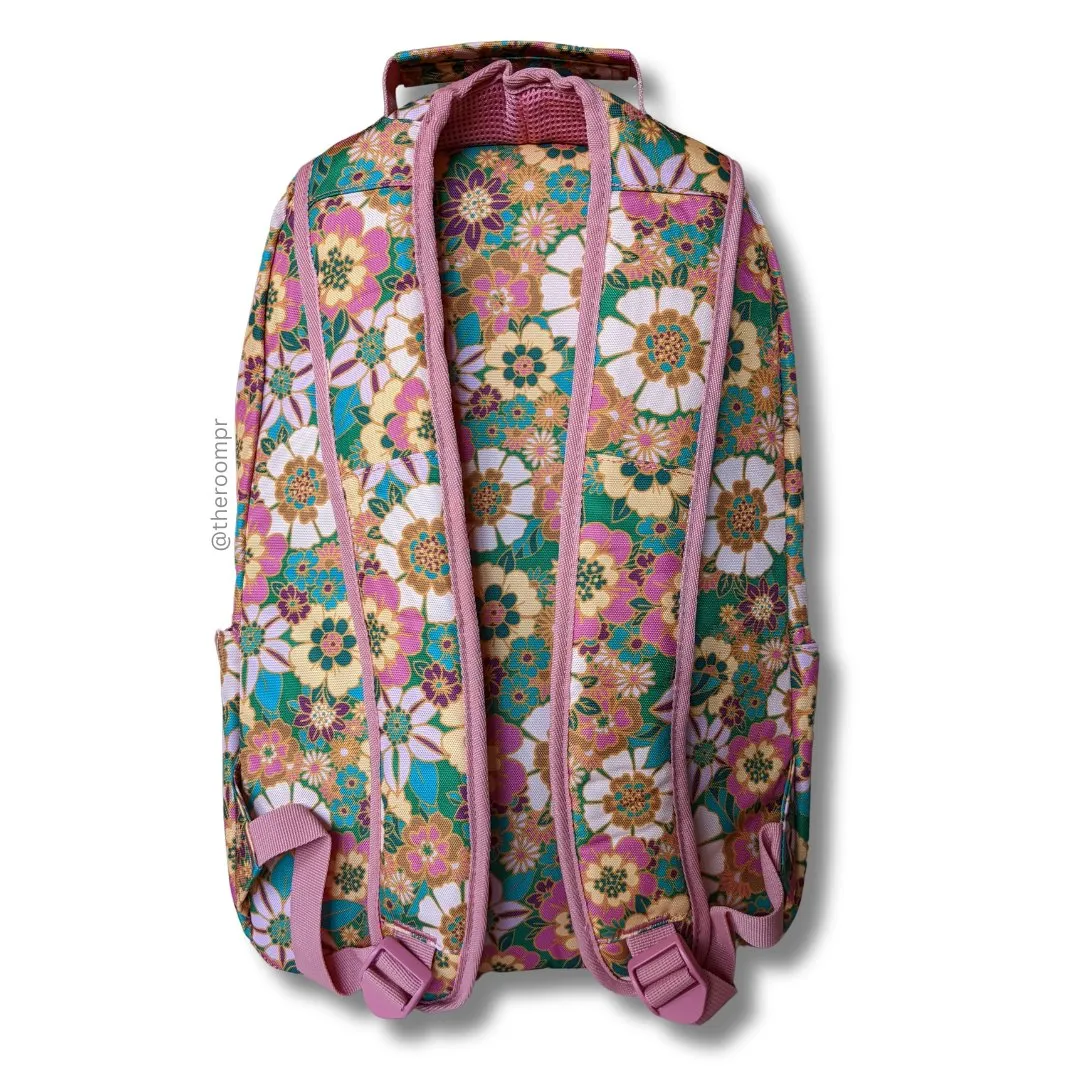 Roxy "Huntress" Backpack - 60s Flowers