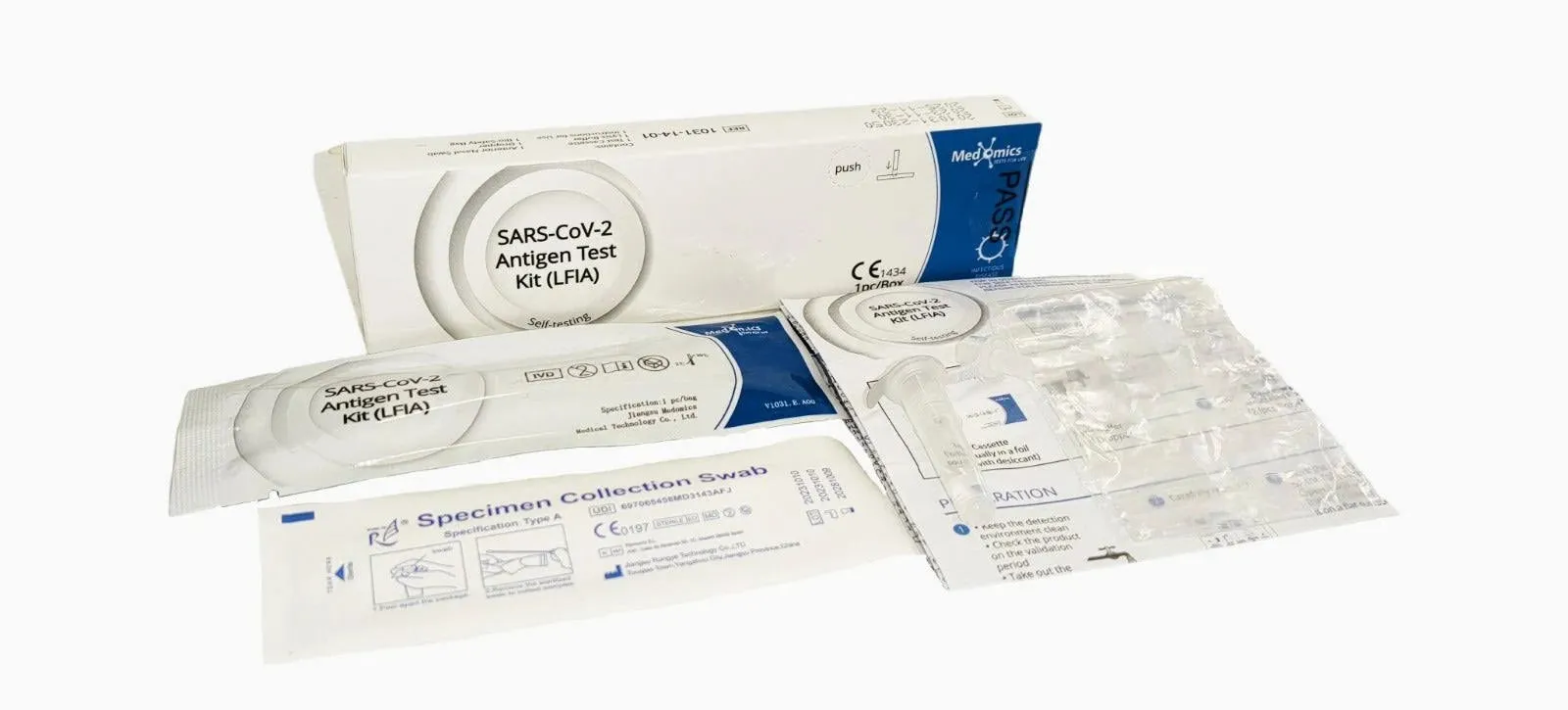 SARS-CoV-2 Rapid Antigen Test Kit Single Use Pack